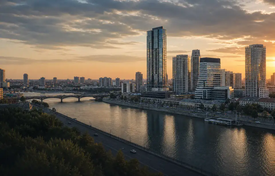 Панорама города Челябинск