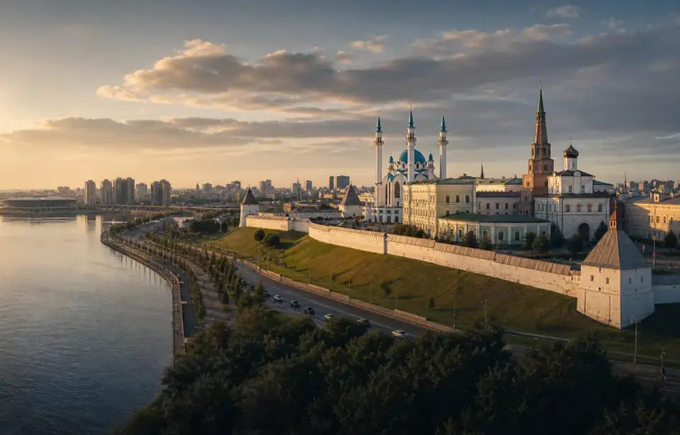 Панорама города Казань