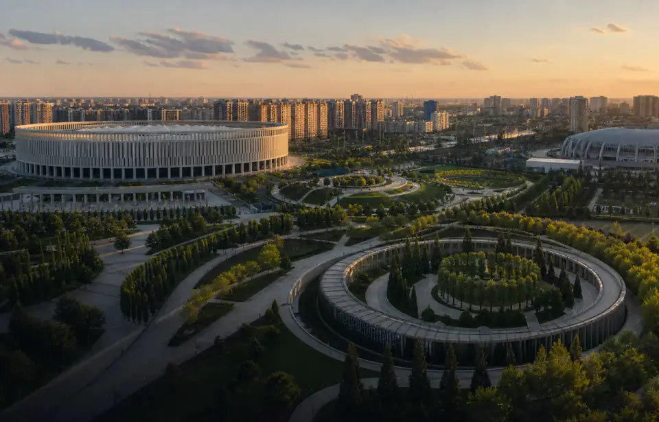Панорама города Краснодар
