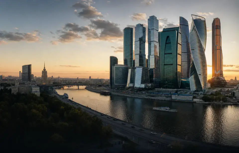 Панорама города Москва
