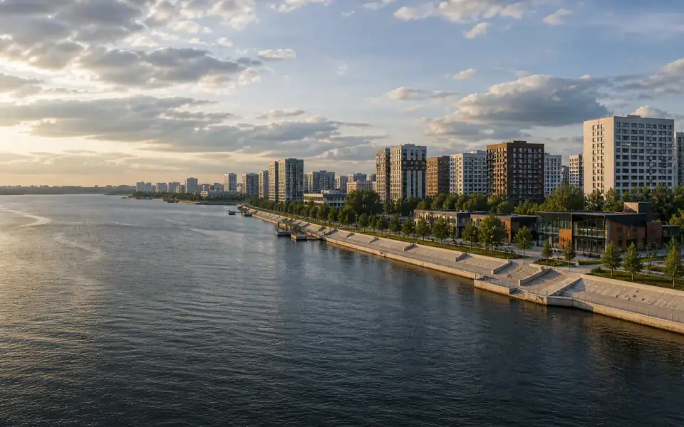 Панорама города Набережные Челны