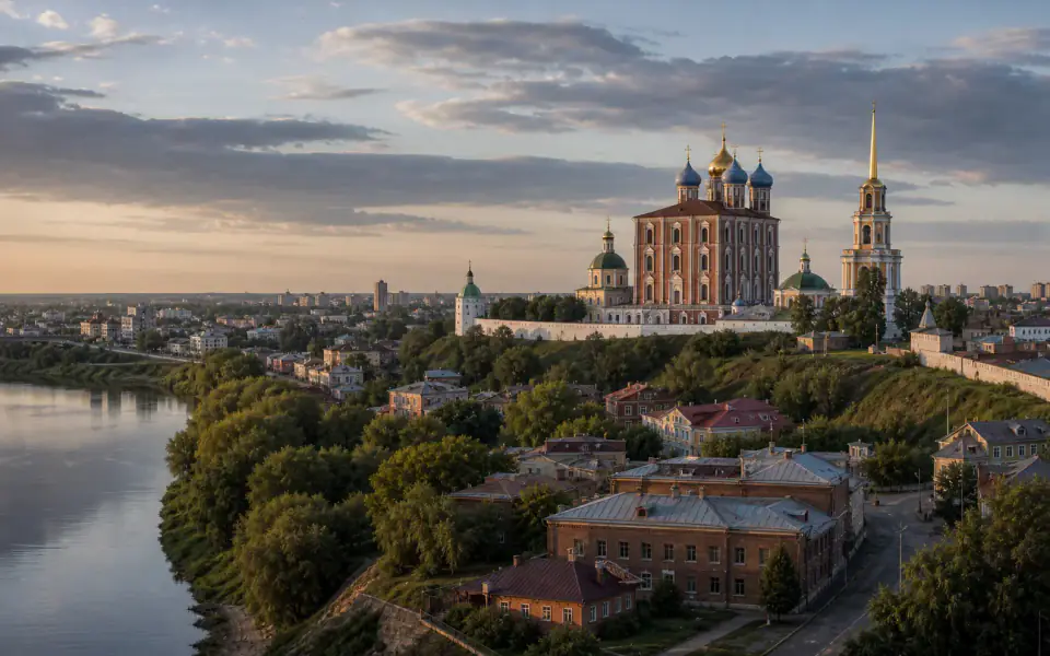 Панорама города Рязань