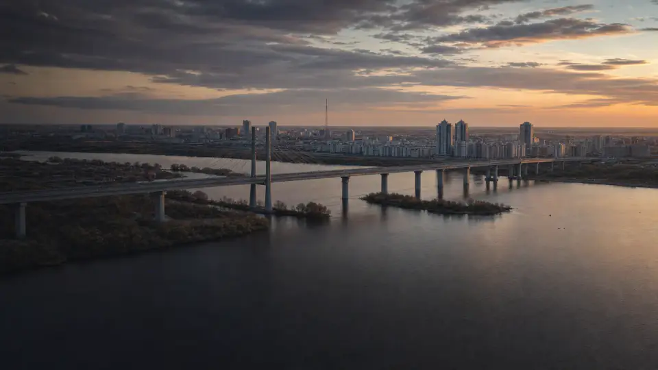 Панорама города Сургут