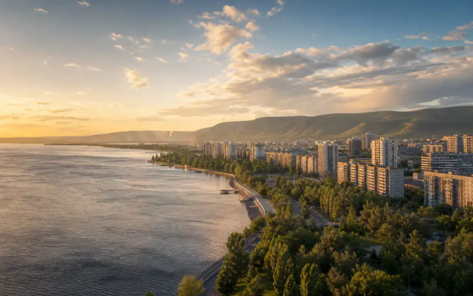 Панорама города Тольятти