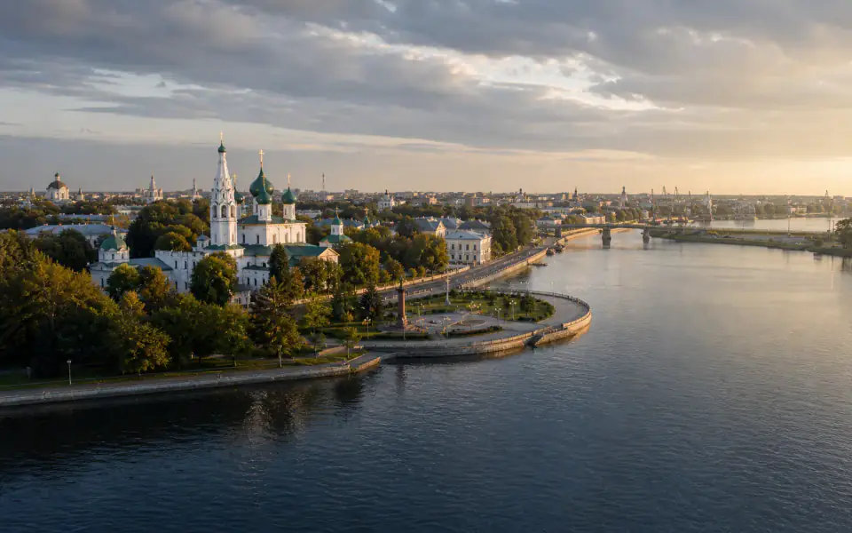Панорама города Ярославль